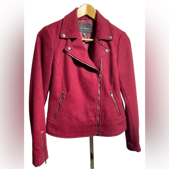 Banana Republic Jackets & Blazers - Banana Republic Wool Moto Jacket - EUC